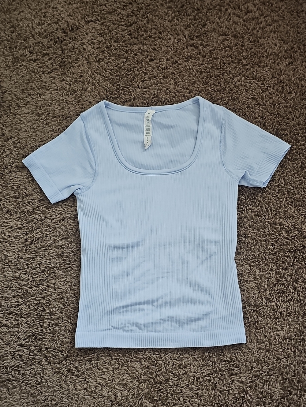 Lululemon Ebb To Street Ribbed Scoop Neck Women's Top